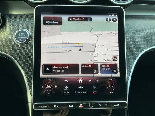 Mercedes-Benz C-Klasse 220 D AMG Line Stoel.electr.Verw Sfeerverl, Hybride Nieuwstaat Grafietgrijs metalliclak ActivLease financial lease