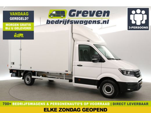 Volkswagen Crafter 35 2.0 TDI | Bakwagen | Laadklep | Zijdeur | 3000KG Trekgew. | 3-Zits | Airco | Cruise | Carplay
