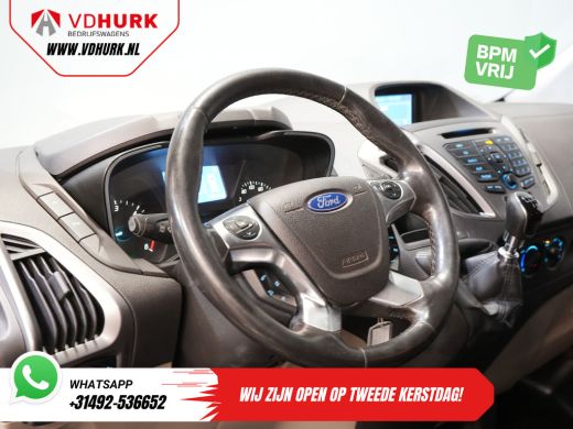 Ford Transit Custom 2.2 TDCI Trend Dubbel Cabine DC L2 BPM VRIJ! NL Auto/ Leder/ Stoelverw./ Camera/ PDC/ LMV/ Sidesteps ActivLease financial lease