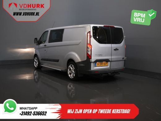 Ford Transit Custom 2.2 TDCI Trend Dubbel Cabine DC L2 BPM VRIJ! NL Auto/ Leder/ Stoelverw./ Camera/ PDC/ LMV/ Sidesteps ActivLease financial lease