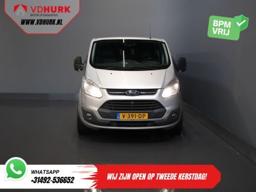 Ford Transit Custom 2.2 TDCI Trend Dubbel Cabine DC L2 BPM VRIJ! NL Auto/ Leder/ Stoelverw./ Camera/ PDC/ LMV/ Sidesteps ActivLease financial lease