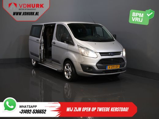Ford Transit Custom 2.2 TDCI Trend Dubbel Cabine DC L2 BPM VRIJ! NL Auto/ Leder/ Stoelverw./ Camera/ PDC/ LMV/ Sidesteps ActivLease financial lease