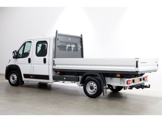 Peugeot Boxer 2.2 BlueHDi 140pk D.C. Open Laadbak Trekhaak 3000kg BPM-Vrij 11-2024 ActivLease financial lease