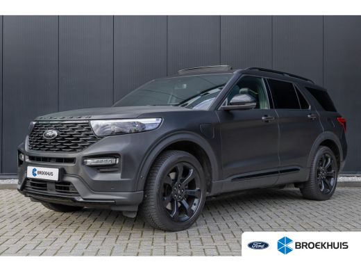 Ford Explorer 3.0 V6 E.B. PHEV ST-Line Mat Zwart gewrapt | 21 Inch | Zeer uniek! | BTW-auto | B&O audio | Stoel...