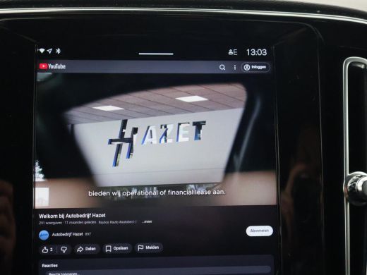 Volvo  XC40 RECHARGE P8 AWD 408 PK + AFN. TREKHAAK | APPLE CARPLAY | 19 INCH | DAB | GOOGLE MAPS ActivLease financial lease