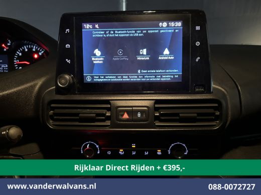 Peugeot Partner 1.5 BlueHDI 102pk L1H1 Euro6 *Rijklaar Direct Rijden* Airco | Apple Carplay | Android Auto | Crui... ActivLease financial lease