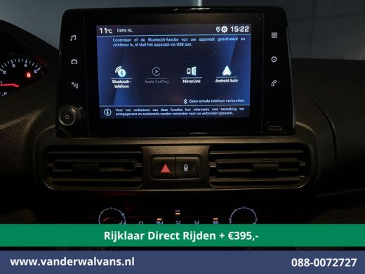 Peugeot Partner 1.5 BlueHDI 102pk L1H1 Euro6 *Rijklaar Direct Rijden* Airco | Apple Carplay | Android Auto | Crui... ActivLease financial lease
