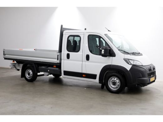 Peugeot Boxer 2.2 BlueHDi 140pk D.C. Open Laadbak Trekhaak 3000kg BPM-Vrij 11-2024 ActivLease financial lease