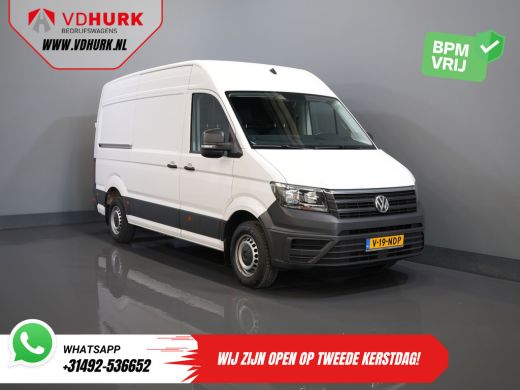 Volkswagen Crafter 35 2.0 TDI 140 pk DSG Aut. L3H3 BPM VRIJ! Carplay/ Camera/ Cruise/ Trekhaak/ Betimmerd/ Airco