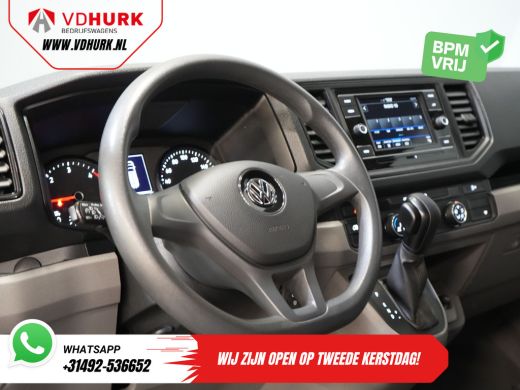 Volkswagen Crafter 35 2.0 TDI 140 pk DSG Aut. L3H3 BPM VRIJ! Carplay/ Camera/ Cruise/ Trekhaak/ Betimmerd/ Airco ActivLease financial lease