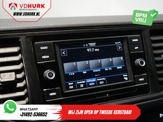 Volkswagen Crafter 35 2.0 TDI 140 pk DSG Aut. L3H3 BPM VRIJ! Carplay/ Camera/ Cruise/ Trekhaak/ Betimmerd/ Airco ActivLease financial lease