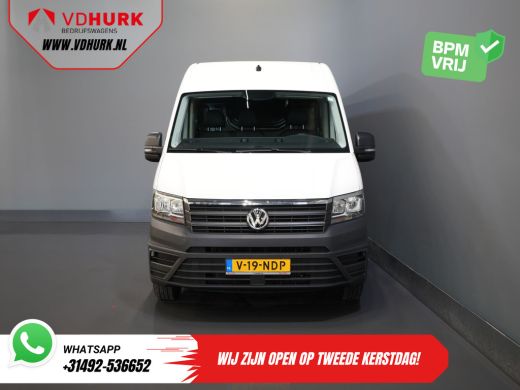 Volkswagen Crafter 35 2.0 TDI 140 pk DSG Aut. L3H3 BPM VRIJ! Carplay/ Camera/ Cruise/ Trekhaak/ Betimmerd/ Airco ActivLease financial lease