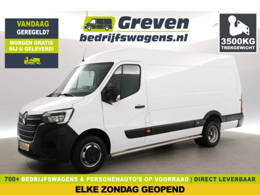 Renault Master T35 2.3 dCi L3H2 RWD | Dubbellucht | 3500KG Trekgew. | Trekh. | Airco | Cruise | Carplay | 3-Zits...