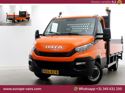 Iveco Daily 35C14 136pk Open Laadbak met laadklep en trekhaak 3500kg 10-2019