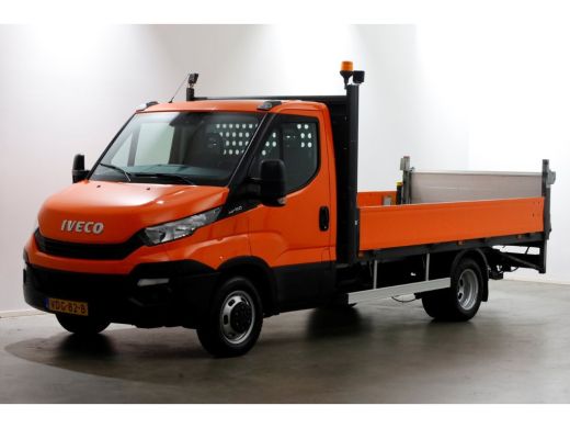 Iveco Daily 35C14 136pk Open Laadbak met laadklep en trekhaak 3500kg 10-2019 ActivLease financial lease