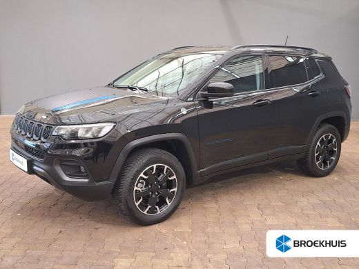 Jeep Compass 4xe 240 Plug-in Hybrid Electric Trailhawk Half Leder Bekleding | Digitaal Dashboard | Camera | Ad...