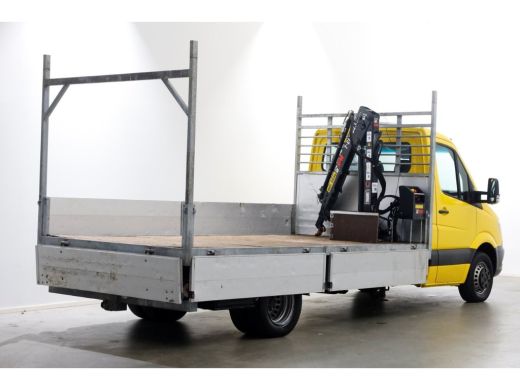 Mercedes-Benz Sprinter 514 CDI 143pk E6 Open Laadbak+HIAB T-CLX 023 Kraan PTO/Trekhaak 3500kg 11-2017 ActivLease financial lease