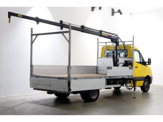 Mercedes-Benz Sprinter 514 CDI 143pk E6 Open Laadbak+HIAB T-CLX 023 Kraan PTO/Trekhaak 3500kg 11-2017 ActivLease financial lease