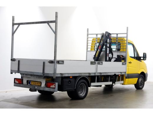 Mercedes-Benz Sprinter 514 CDI 143pk E6 Open Laadbak+HIAB T-CLX 023 Kraan PTO/Trekhaak 3500kg 11-2017 ActivLease financial lease