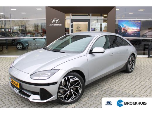 Hyundai IONIQ 6 Lounge 77.4 kWh | Leder | 360 camera | Elektrische voorstoelen met geheugenfunctie | Parkeersenso...