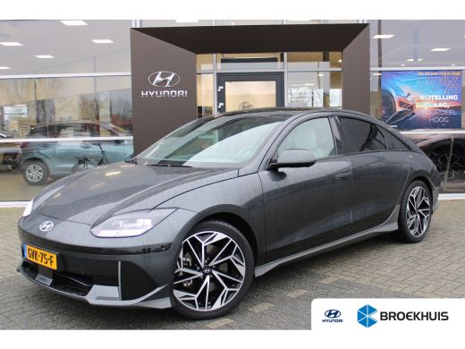 Hyundai IONIQ 6 Lounge Sky 77.4 kWh | Trekhaak | Leder | 360 camera | Elektrische voorstoelen met geheugenfunctie...
