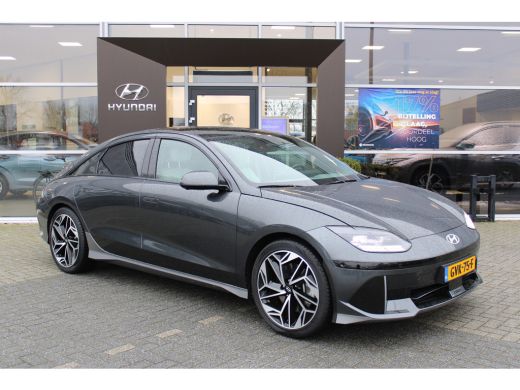 Hyundai IONIQ 6 Lounge Sky 77.4 kWh | Trekhaak | Leder | 360 camera | Elektrische voorstoelen met geheugenfunctie... ActivLease financial lease