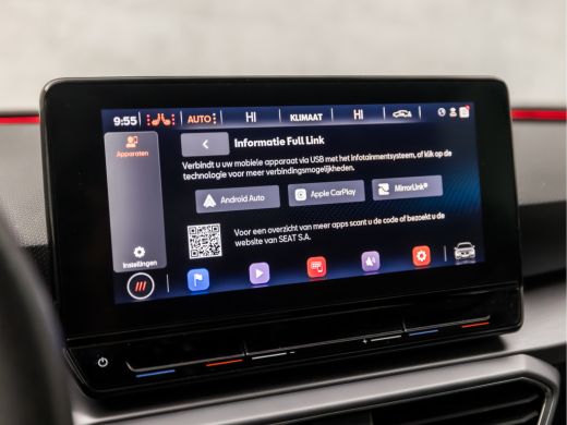 Seat Leon 1.5 TSI FR Sport Automaat (SCHUIFDAK, APPLE CARPLAY, VIRTUAL COCKPIT, CAMERA, STOEL/STUURVERWARMI... ActivLease financial lease