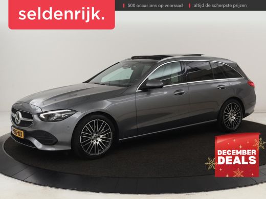 Mercedes-Benz C-Klasse 200 Launch Edition Luxury Line | Panoramadak | Trekhaak | Leder | Stoelverwarming | Carplay | Cam...