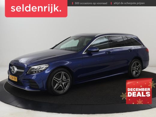 Mercedes-Benz C-Klasse 300de AMG | Trekhaak | Stoelverwarming | Carplay | Leder/Alcantara | Full LED | Navigatie | Camer...