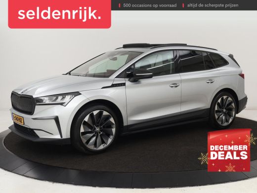 Skoda Enyaq iV 60 | Panoramadak | Stoel & achterbankverwarming | Carplay | Sportstuur | Keyless | Full LED | Nav...