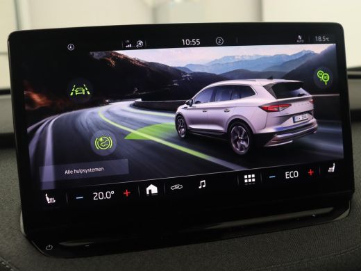 Skoda Enyaq iV 60 | Stoelverwarming | Trekhaak | Matrix LED | Carplay | Stuurverwarming | Navigatie | Half leder... ActivLease financial lease