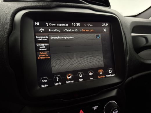 Jeep Renegade 1.3T Limited 151PK | Grijs Kenteken | VAN | Adap. Cruise | Camera | Carplay | Keyless | Parkeersens. ActivLease financial lease