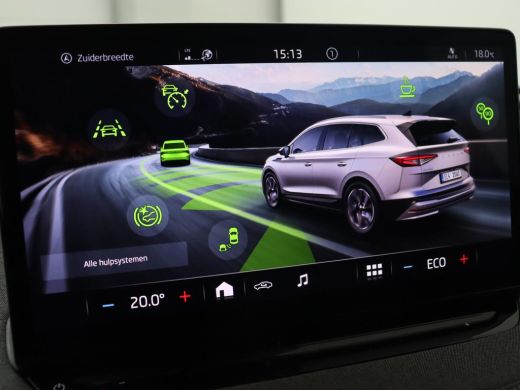 Skoda Enyaq iV 60 | Trekhaak | Adaptive cruise | Camera | Keyless | Stuurverwarming | Half leder | 19'' | Carpla... ActivLease financial lease