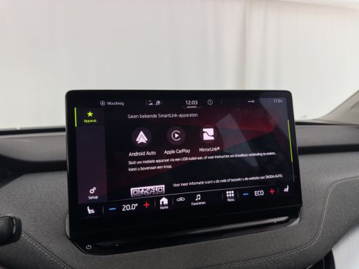 Skoda Enyaq iV 80 [ 3-Fase ] {SOH-88% } (INCL-BTW) *LEATHER-FABRIC | FULL-LED | DIGI-COCKPIT | CAMERA | KEYLESS ... ActivLease financial lease