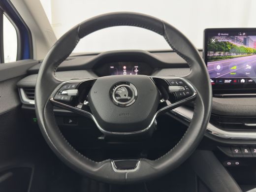 Skoda Enyaq iV 80 [ 3-Fase ] {SOH-88% } (INCL-BTW) *LEATHER-FABRIC | FULL-LED | DIGI-COCKPIT | CAMERA | KEYLESS ... ActivLease financial lease