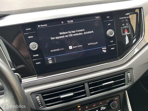 Volkswagen Polo 1.0 TSI 95PK DSG AUTOMAAT HIGHLINE CARPLAY CLIMATE CONROLE SFEERVERLICHTING PARKEERSENSOREN NETTE... ActivLease financial lease