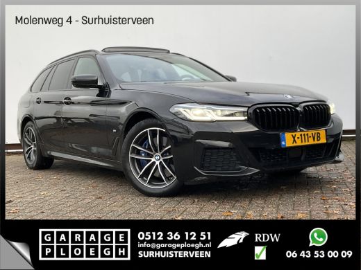 BMW 5 Serie Touring 530e xDrive M-sport HUD Laser Memory 4wielsturing Pano Business Edition Plus
