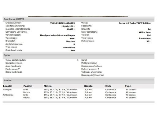 Opel Corsa 1.2 Edition / Trekhaak / Distributie bij 104dkm.vervangen / Airco / Pdc. / Navigatie / Edition+Li... ActivLease financial lease