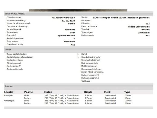 Volvo  XC40 T5 180PK Hybride SOH 91% Inscription / Panoramadak / Leder / Trekhaak / airco-ecc./ Stuurverwarmi... ActivLease financial lease
