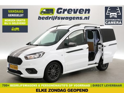Ford Transit Courier 1.5 TDCI Sport 100PK 6-bak | 2xSchuifdeur | Airco | Camera | Carplay | Striping | Stoelverw.