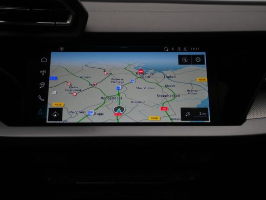 Audi A3 Sportback 30 TFSI 110pk S-tronic S-line Trekhaak afneembaar Panorama Stoelverwarming Navigatie 15 ActivLease financial lease