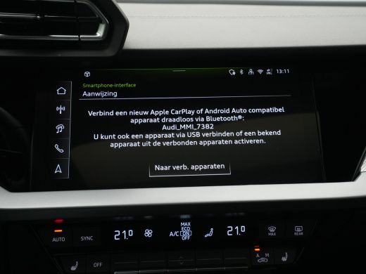 Audi A3 Sportback 30 TFSI 110pk S-tronic S-line Trekhaak afneembaar Panorama Stoelverwarming Navigatie 15 ActivLease financial lease