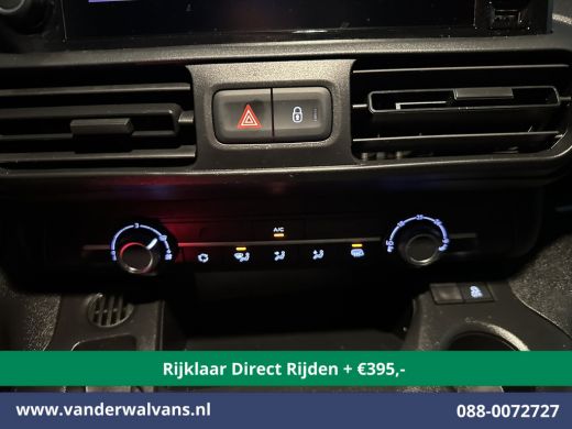 Peugeot Partner 1.5 BlueHDI 102pk L1H1 Euro6 *Rijklaar Direct Rijden* Airco | Imperiaal | Apple Carplay | Parkeer... ActivLease financial lease