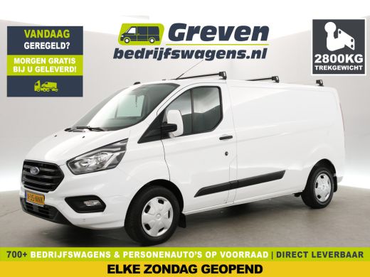 Ford Transit Custom 340 2.0 TDCI 170PK L2H1 | 2800KG Trekgew. | Trekh. | Airco | 3-Zits | Cruise | Parkeersens.