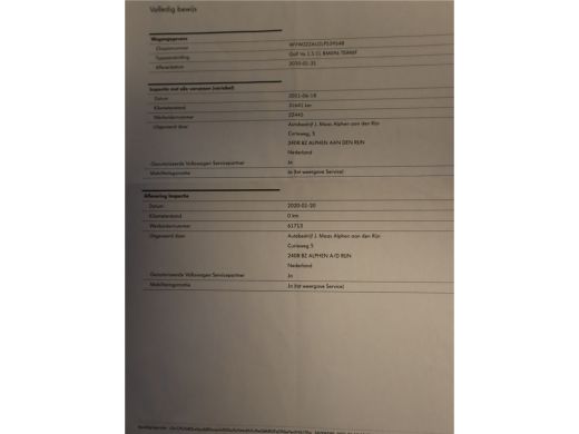 Volkswagen Golf Variant Variant 1.5 TSI Comfortline Business / Panoramadak ActivLease financial lease