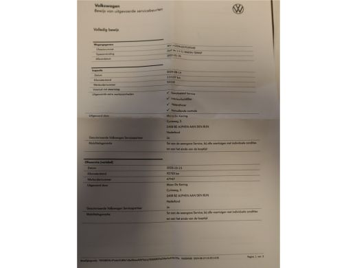 Volkswagen Golf Variant Variant 1.5 TSI Comfortline Business / Panoramadak ActivLease financial lease