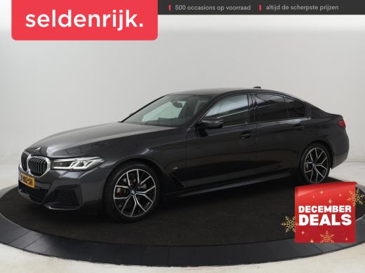 BMW 5 Serie 520i M Sport | Leder | Stoelverwarming | Carplay | 19'' | Sportstoelen | Live Cockpit | Navigatie...