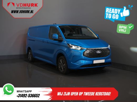 Ford E-Transit Custom 340 65 kWh 330km WLTP L2 Limited Garantie 5 jaar/ 2.3t Trekverm./ Snellader/ Matrix LED/ B&O/ Ada...