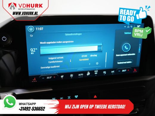 Ford E-Transit Custom 340 65 kWh 330km WLTP L2 Limited Garantie 5 jaar/ 2.3t Trekverm./ Snellader/ Matrix LED/ B&O/ Ada... ActivLease financial lease