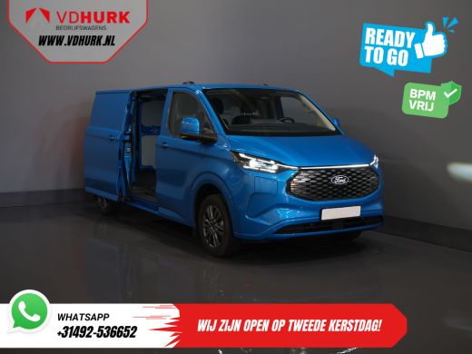 Ford E-Transit Custom 340 65 kWh 330km WLTP L2 Limited Garantie 5 jaar/ 2.3t Trekverm./ Snellader/ Matrix LED/ B&O/ Ada... ActivLease financial lease